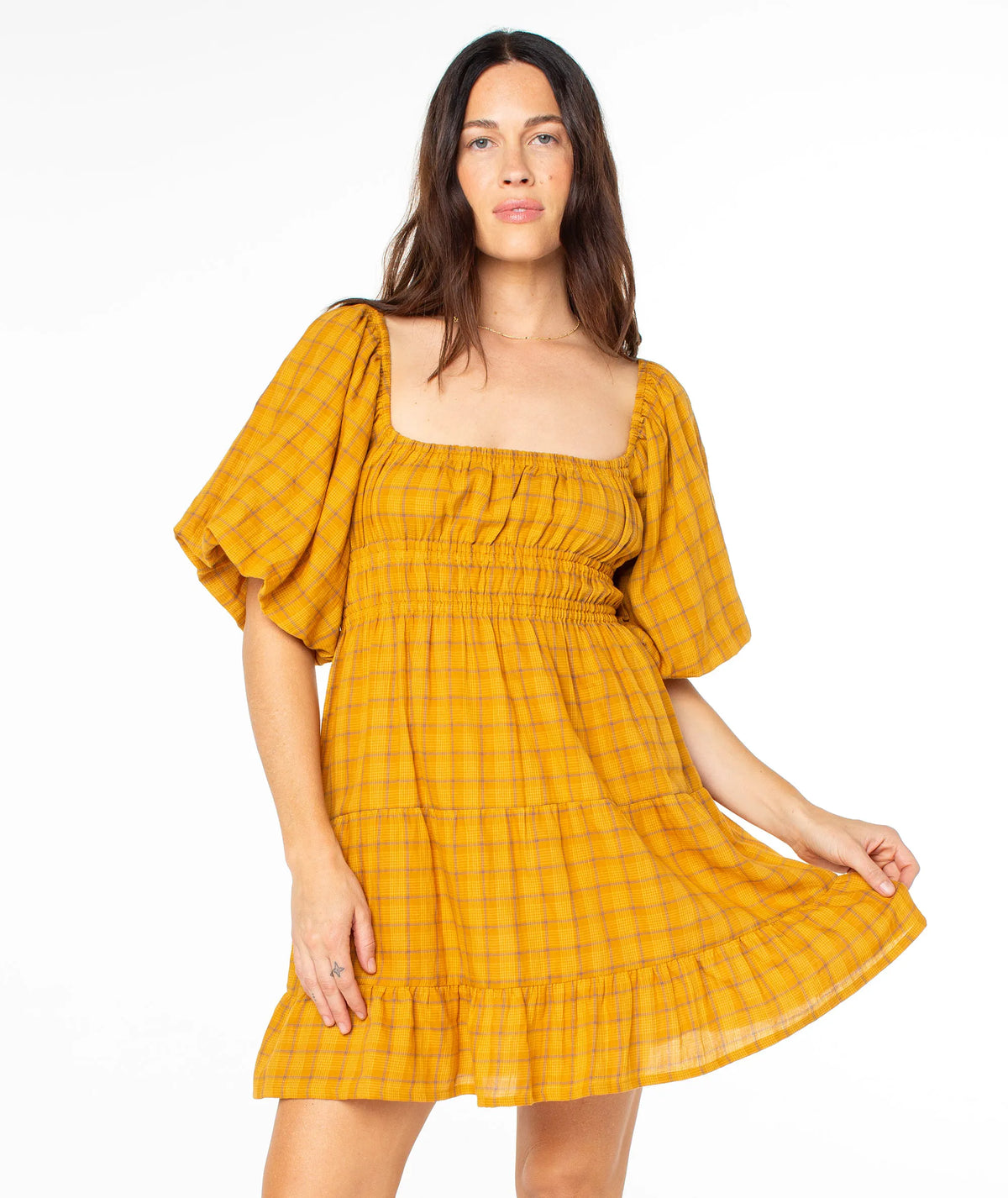 Buckthorn Brown Mini Zephyr Plaid