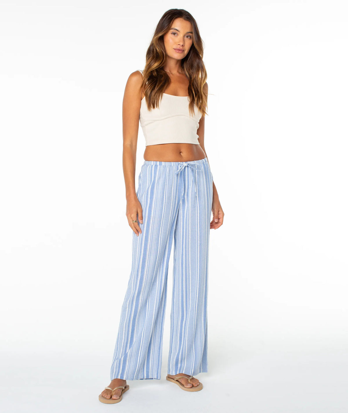 Cornflower Blue Coastline Stripe
