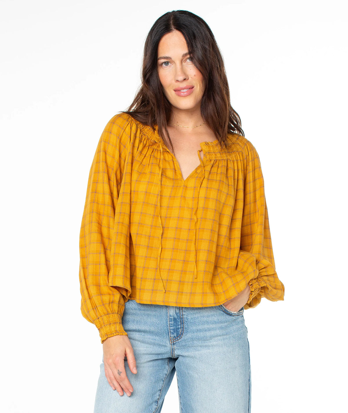 Buckthorn Brown Mini Zephyr Plaid