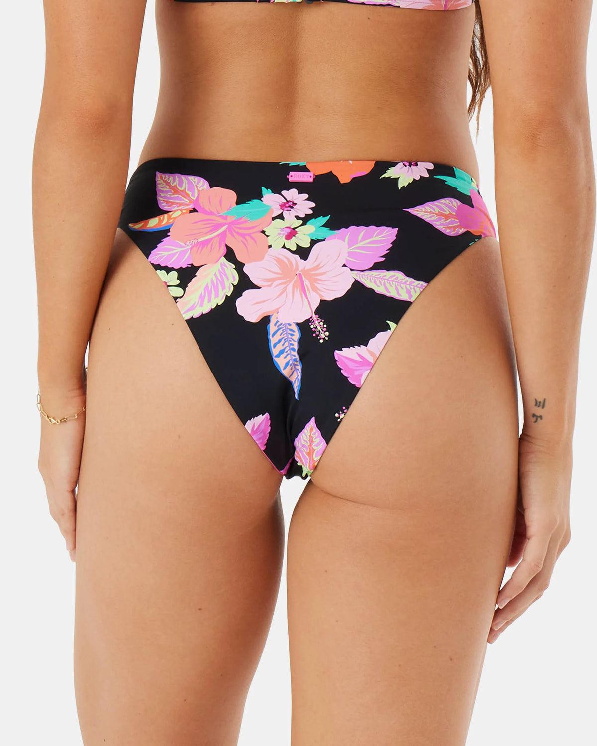 Multi Floral Black