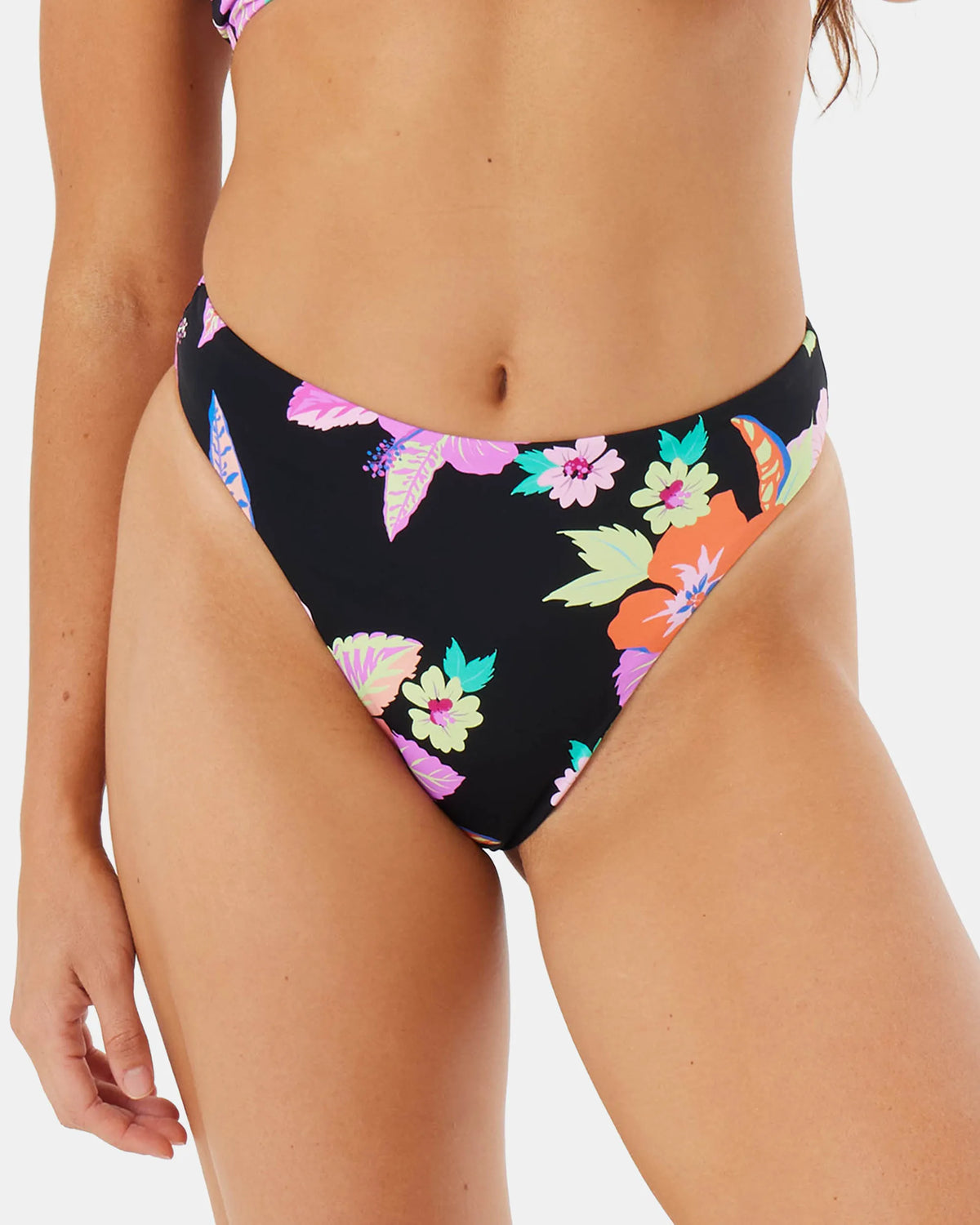 Multi Floral Black