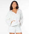 Cloud Dancer Sea Crest Blue Stripe