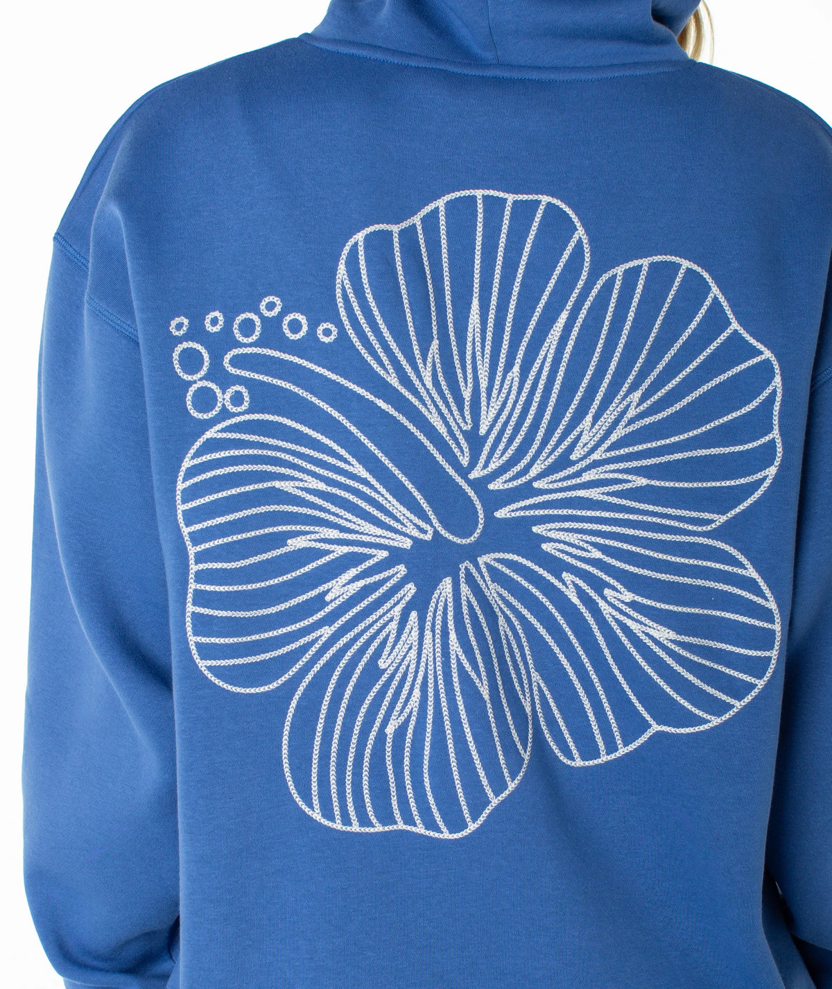 Dutch Blue Stitched Hibiscus