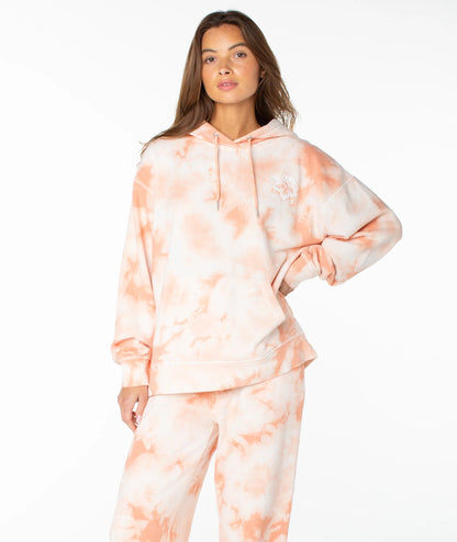 Coral Pink Surf Day Tie Dye Wash
