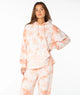 Coral Pink Surf Day Tie Dye Wash