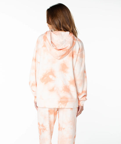 Coral Pink Surf Day Tie Dye Wash