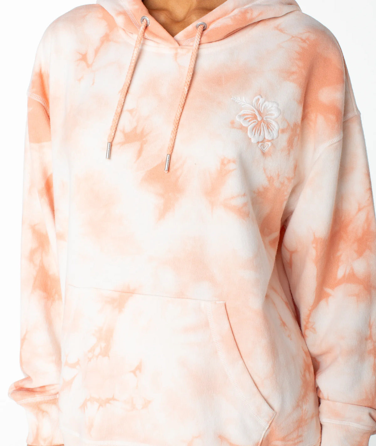Coral Pink Surf Day Tie Dye Wash