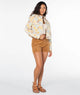 Golden Haze Vintage Geo Floral