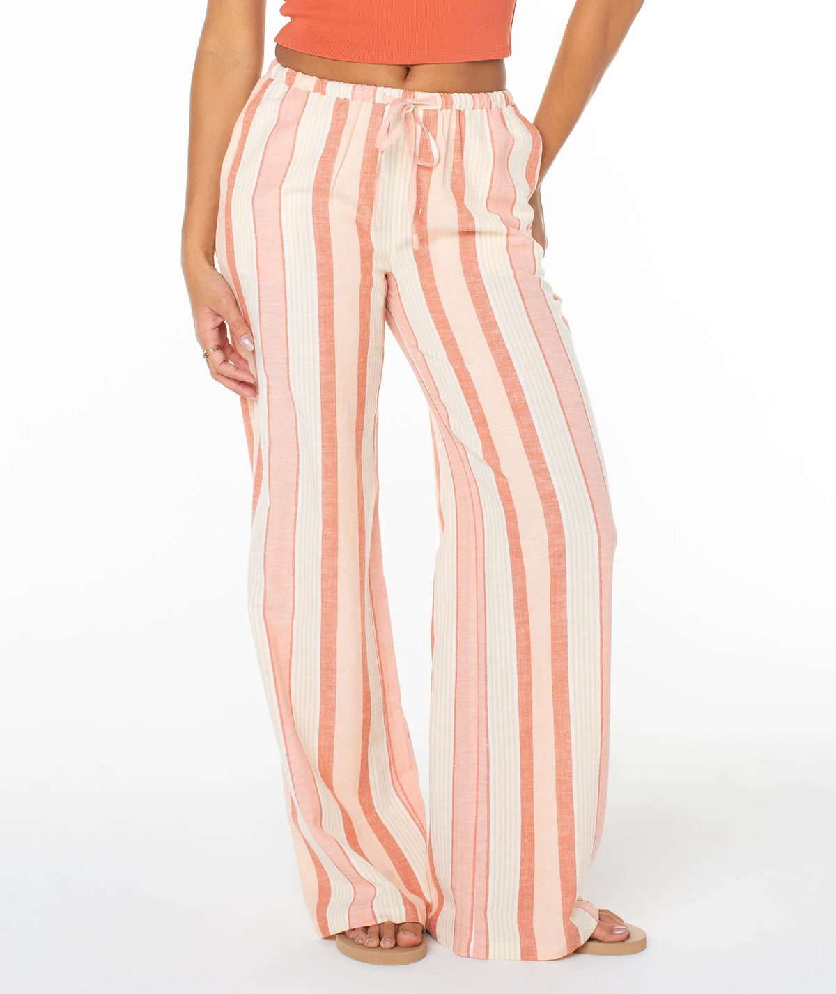 Tropical Peach Boardwalk Stripe