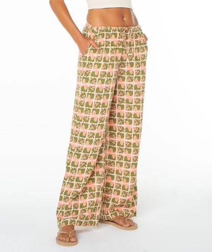 Desert Flower Palm Wave Checker