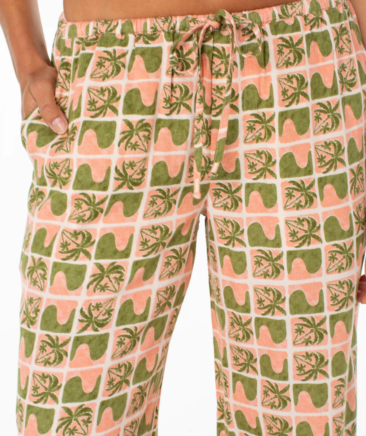Desert Flower Palm Wave Checker