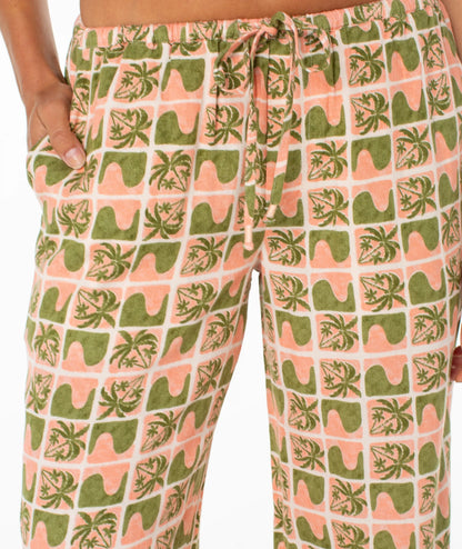 Desert Flower Palm Wave Checker