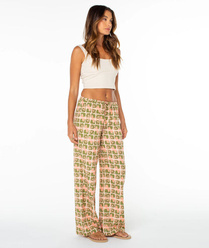 Desert Flower Palm Wave Checker