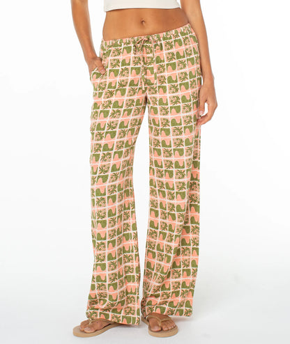 Desert Flower Palm Wave Checker