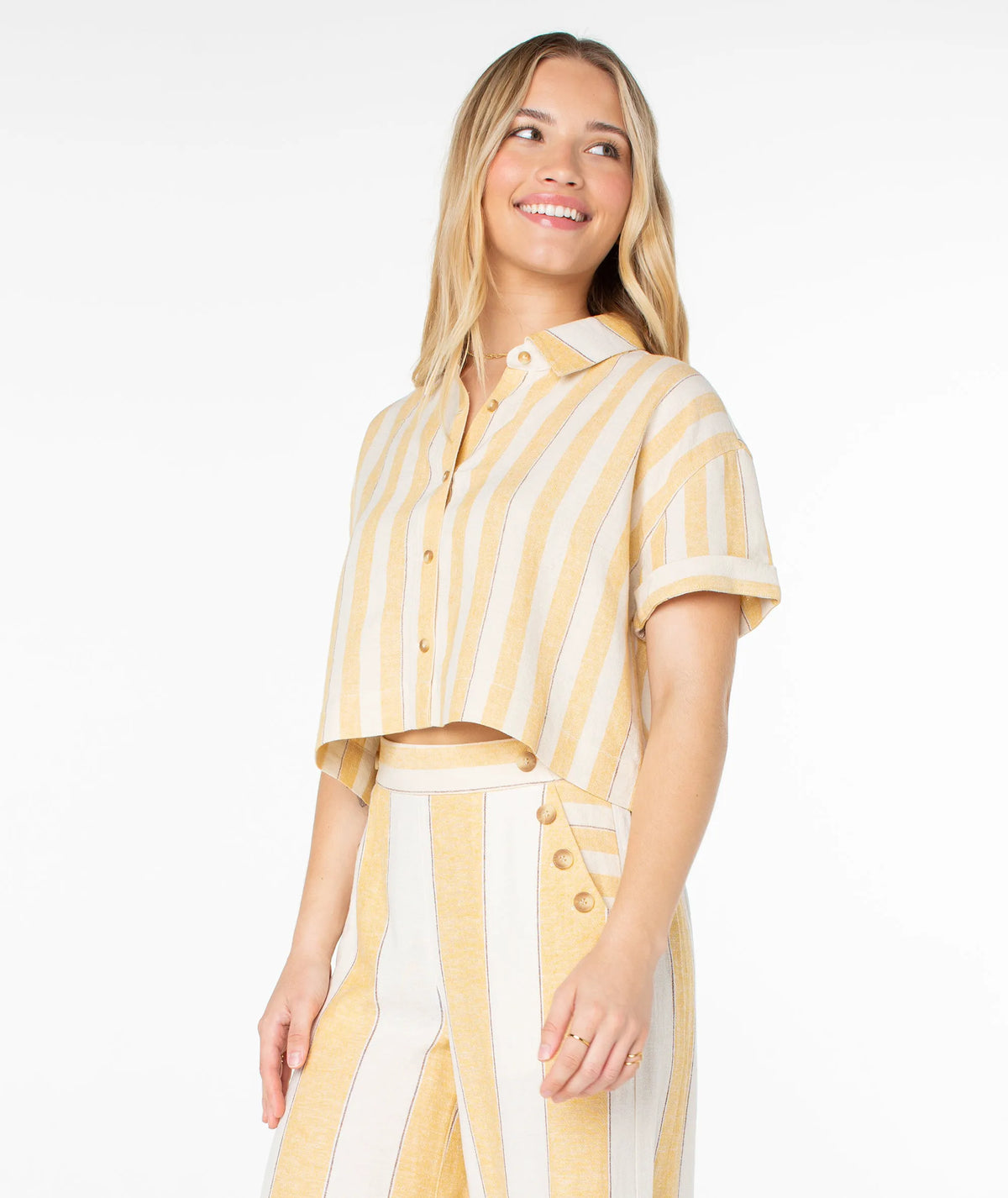 Amber Gold Horizon Stripe