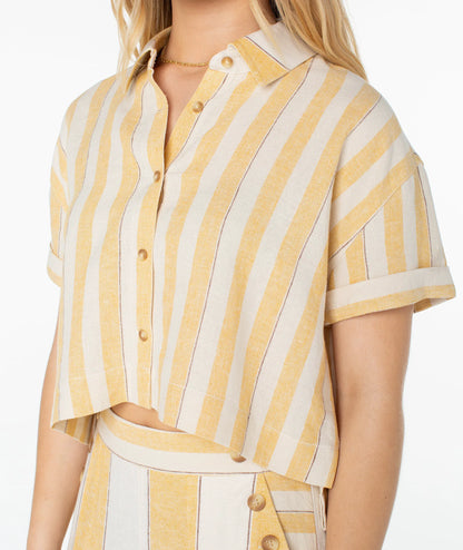 Amber Gold Horizon Stripe