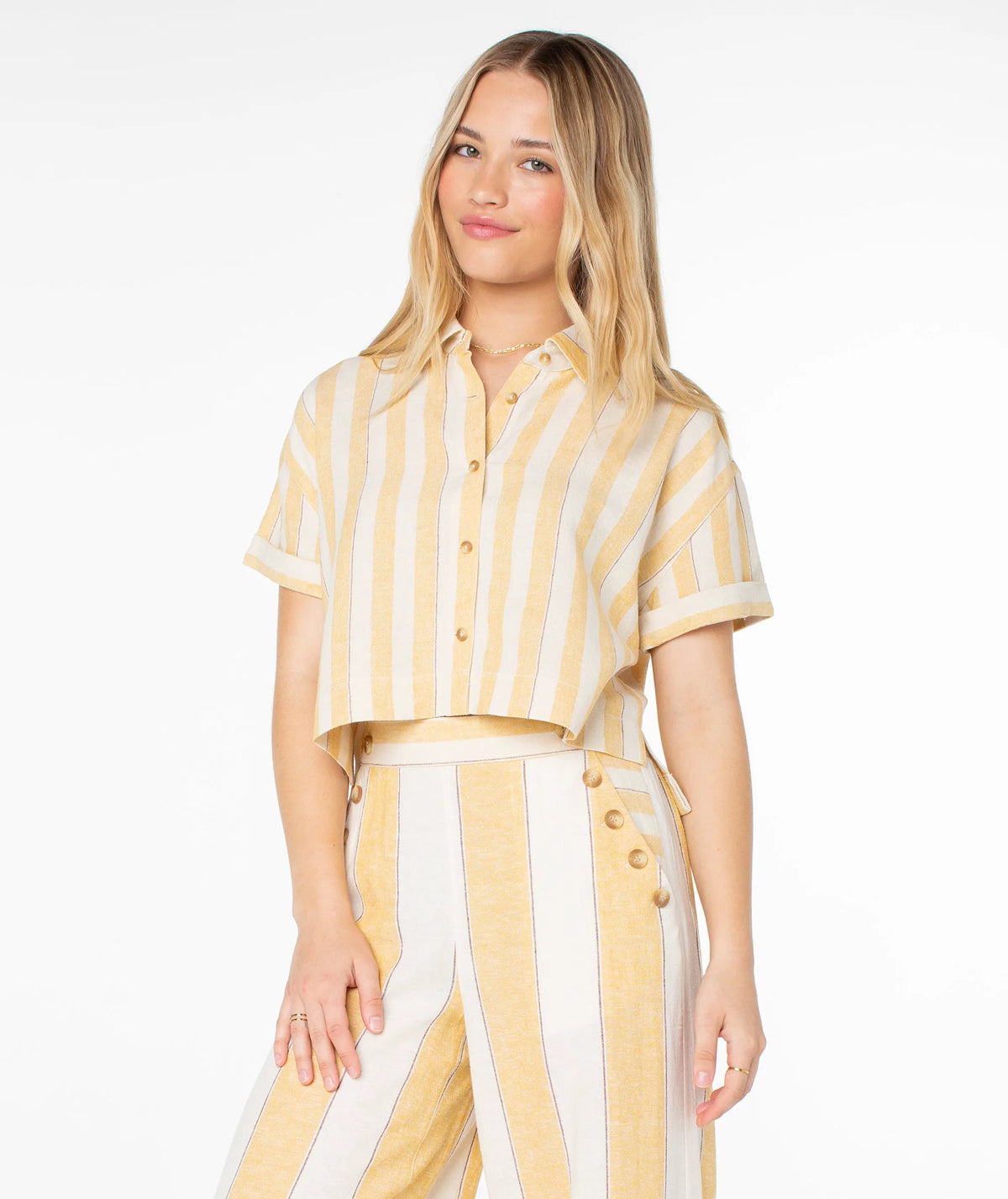 Amber Gold Horizon Stripe