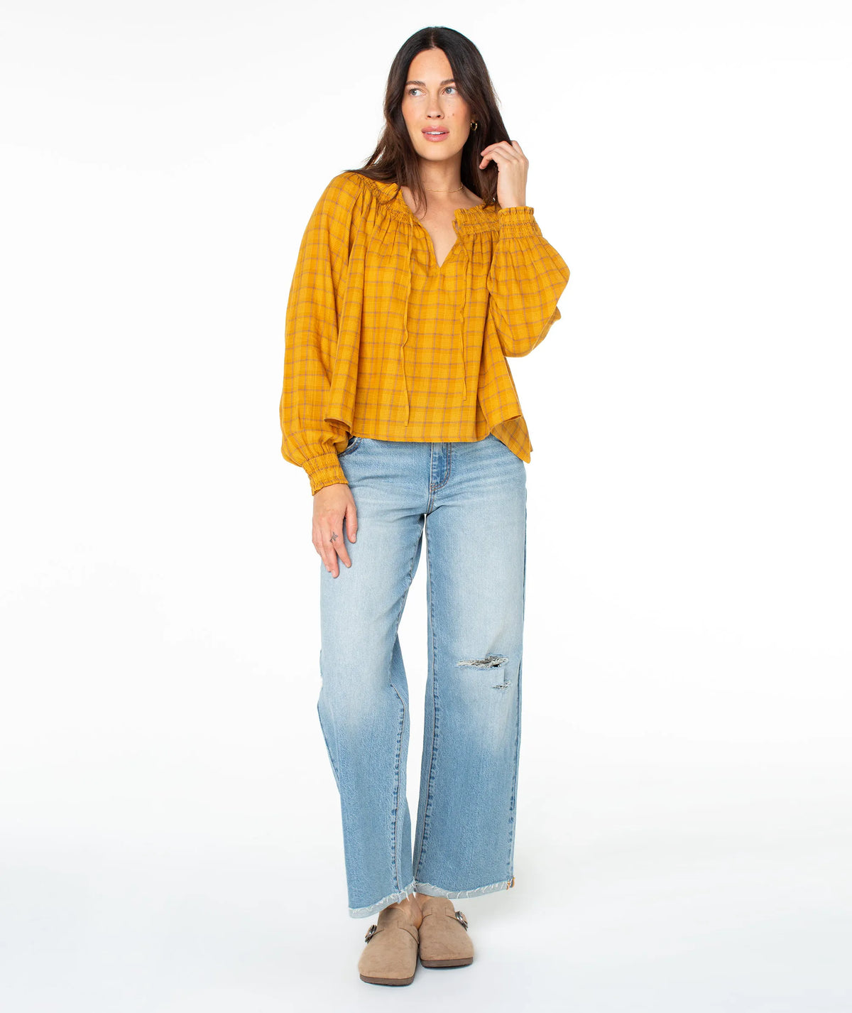 Buckthorn Brown Mini Zephyr Plaid