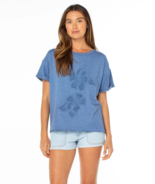 Blue Horizon Hibiscus Cut Out
