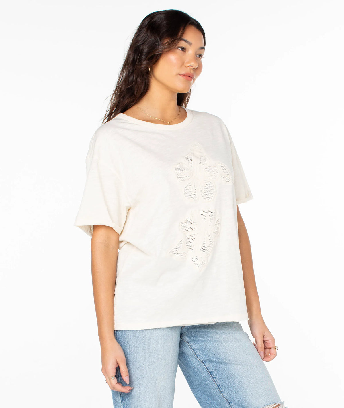 Parchment Hibiscus Cut Out