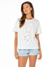 Cloud Dancer Hibiscus Cut Out