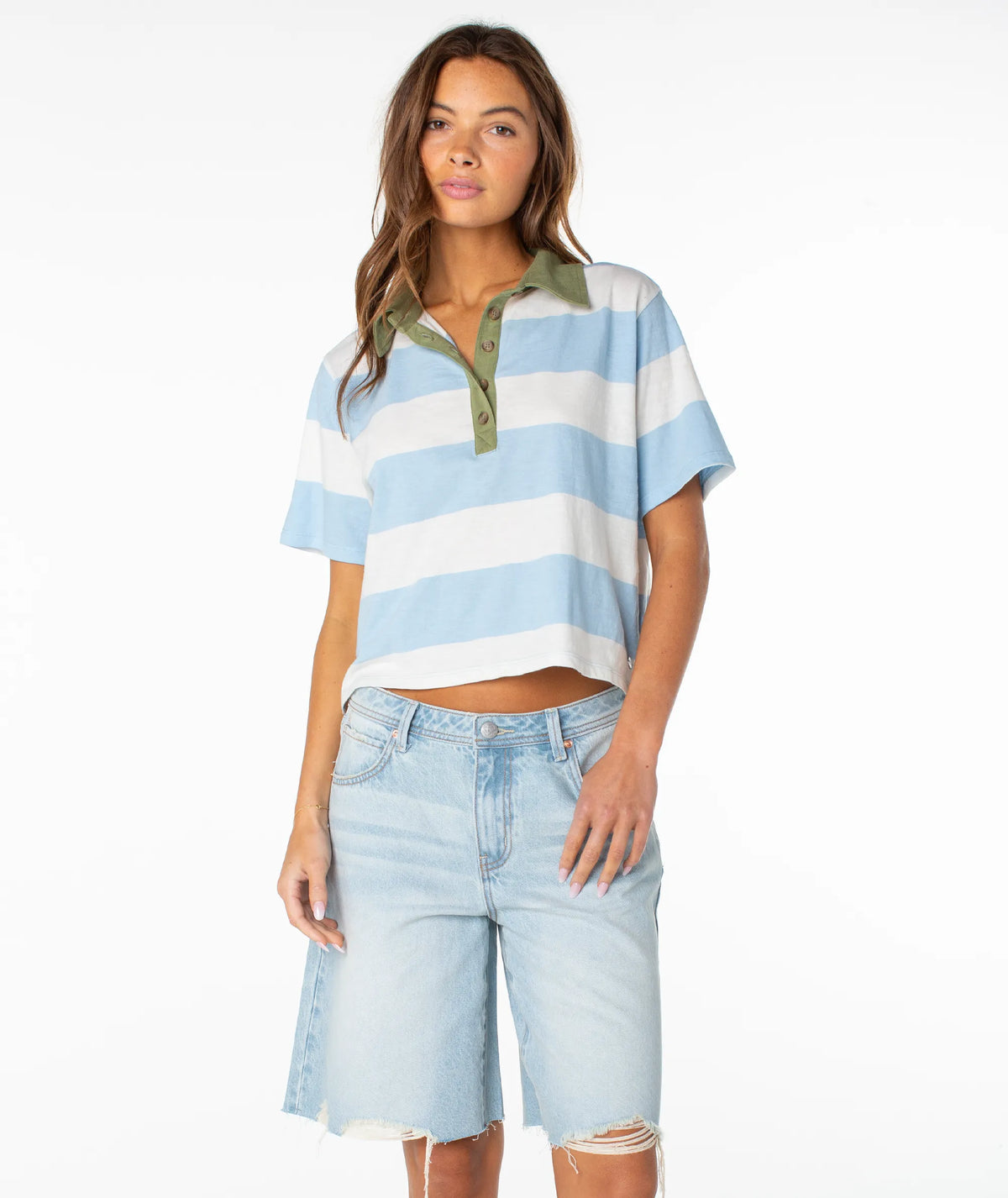 Cerulean Rugby Stripe