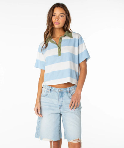 Cerulean Rugby Stripe
