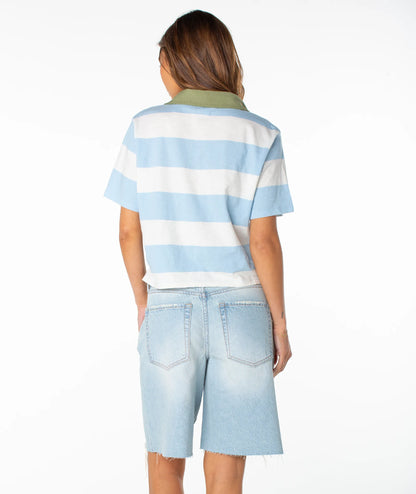 Cerulean Rugby Stripe