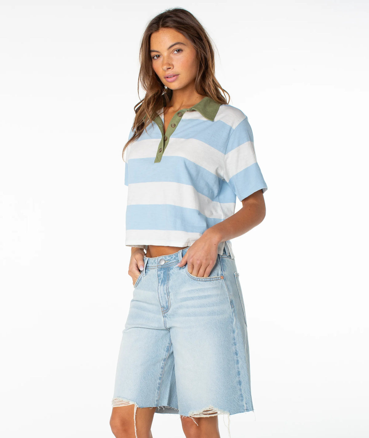 Cerulean Rugby Stripe