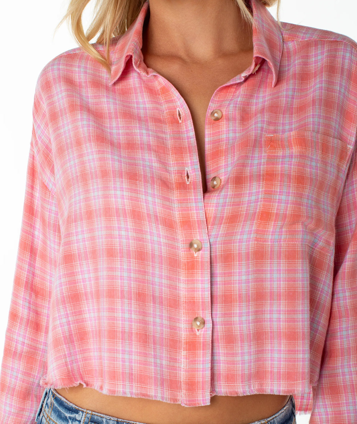 Camellia Sunburst Plaid