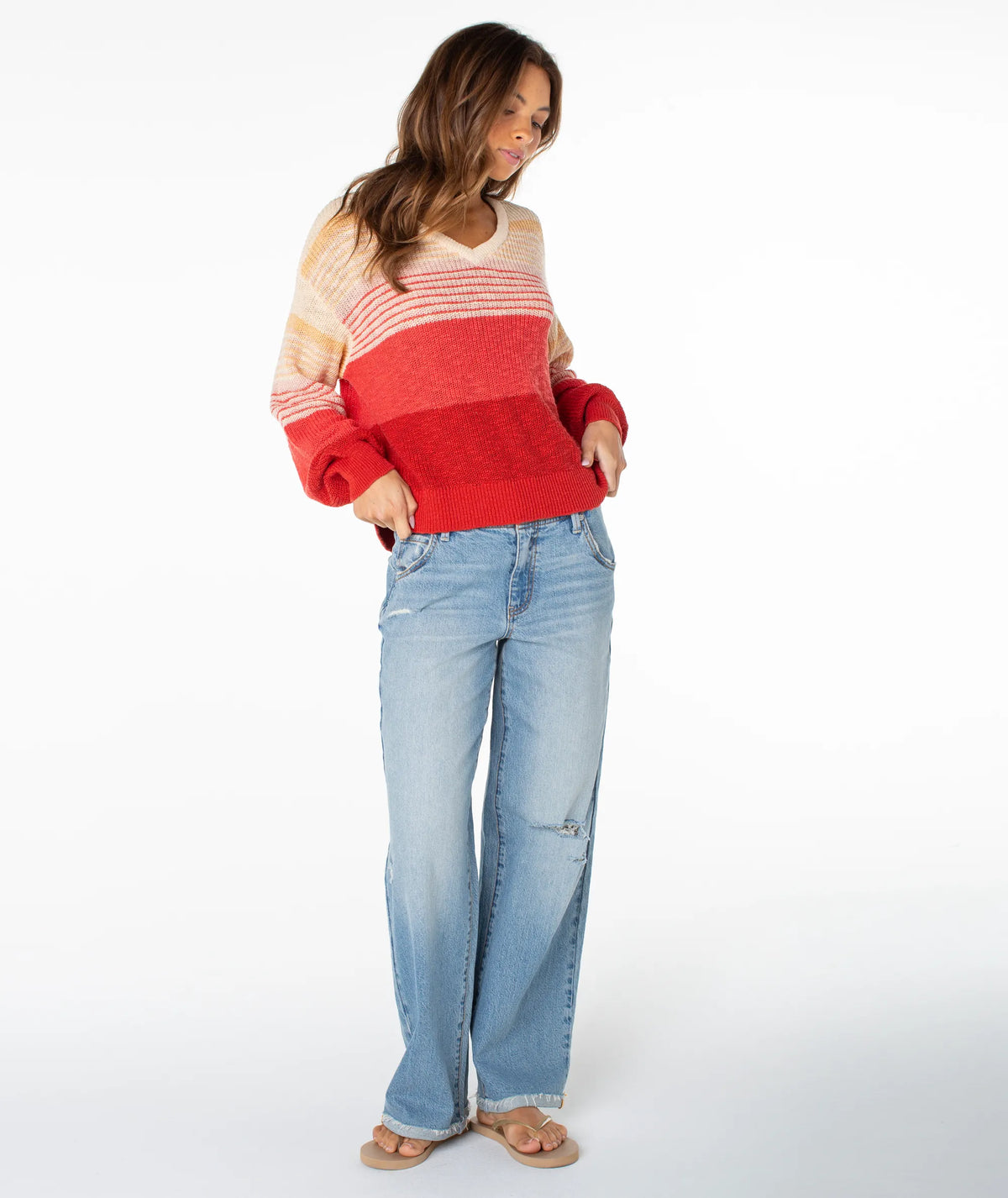 Ginger Spice Beach Goer Stripe