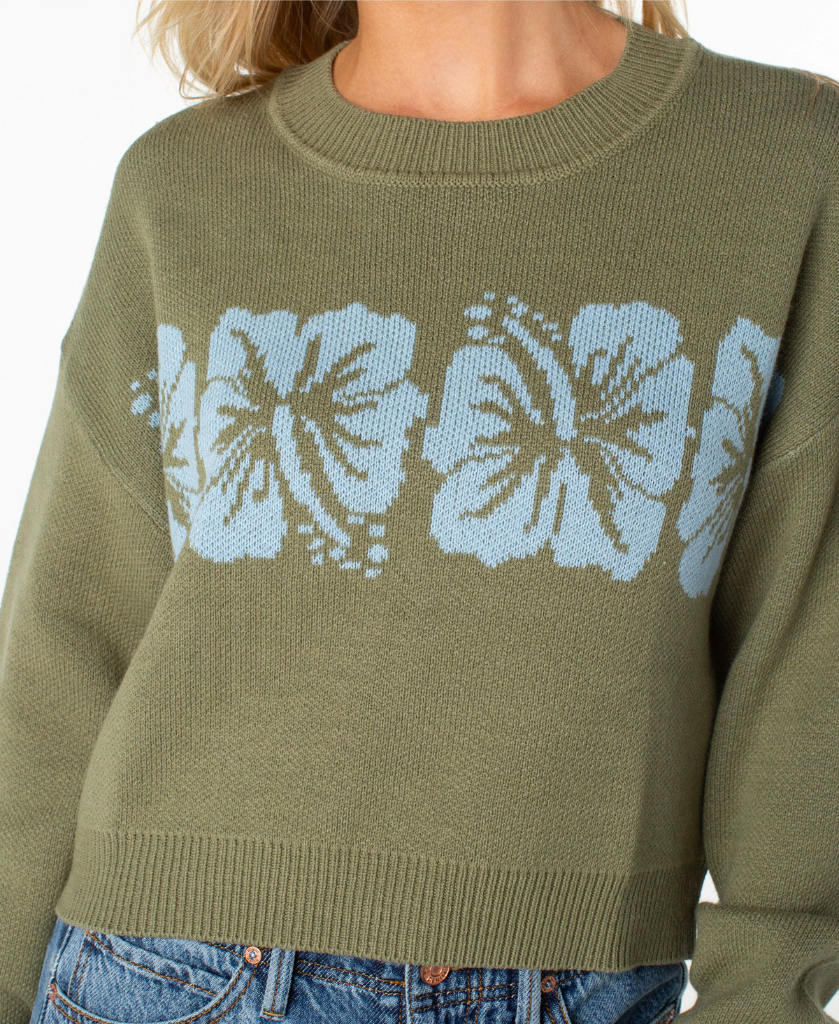 Oil Green Hibiscus
