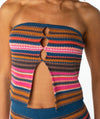 Shocking Pink Rich Coast Stripe