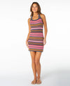 Shocking Pink Rich Coast Stripe