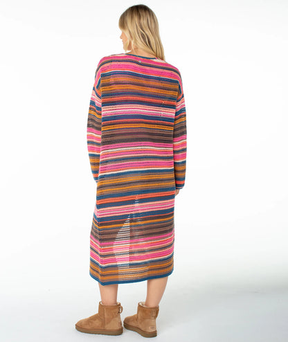 Shocking Pink Rich Coast Stripe