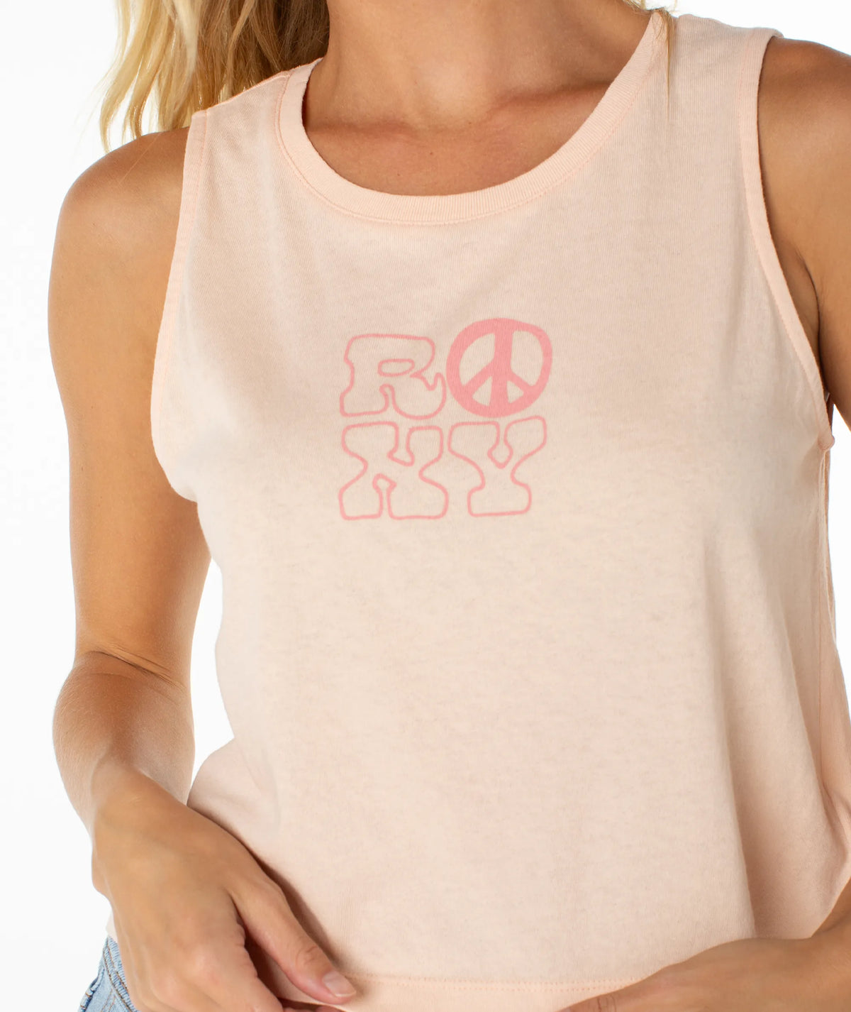 Tropical Peach Peace Waves