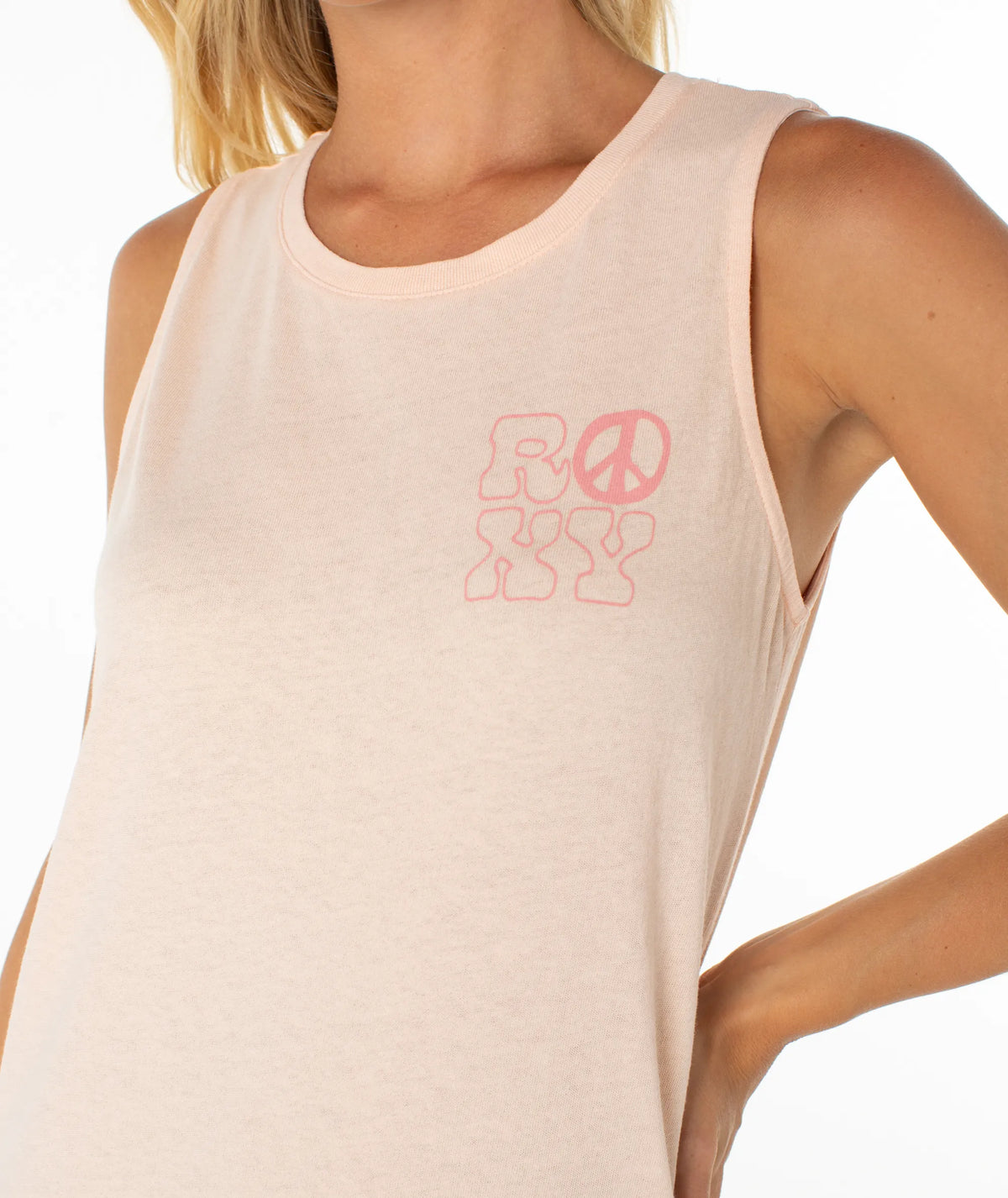 Tropical Peach Peace Waves