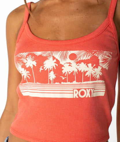 Hot Coral Windy Palm