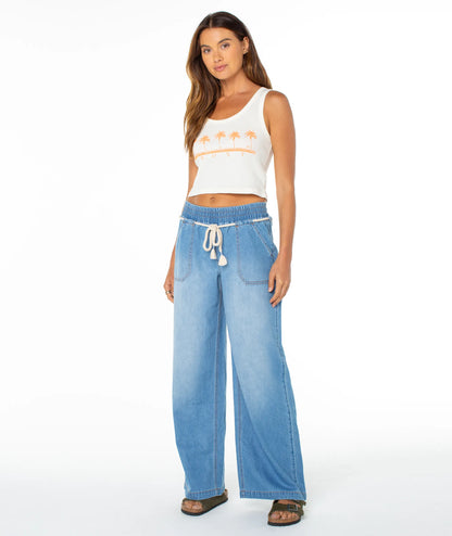 Cloud Dancer Five Palm Stripe