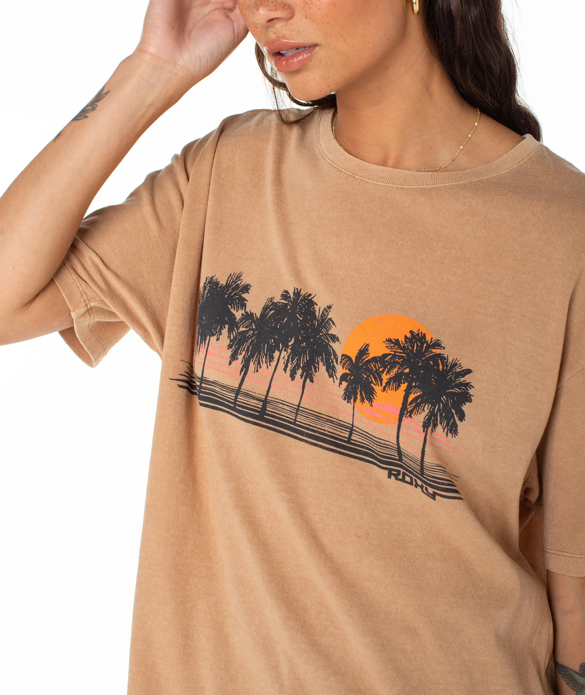 Praline Palm Stripe
