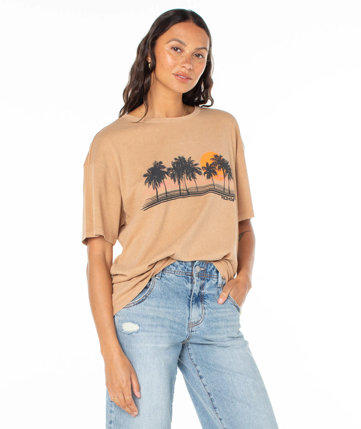 Praline Palm Stripe