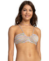 Papaya Navy Stripes